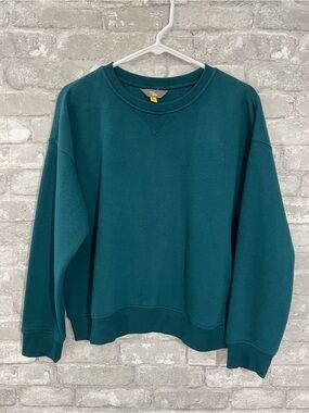 Rumi + Ryder Teal Crew Sweatshirt